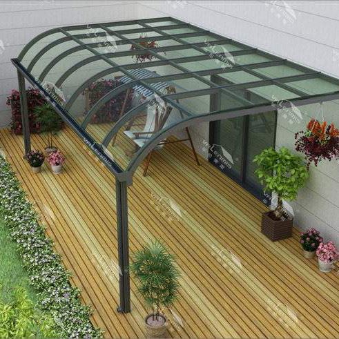 Polycarbonate R-type Patio Canopy