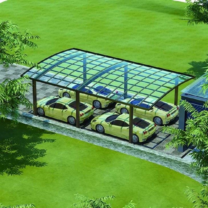 18ft*19.7ft*8.2ft Carports Parking With Alloy Aluminum Frame