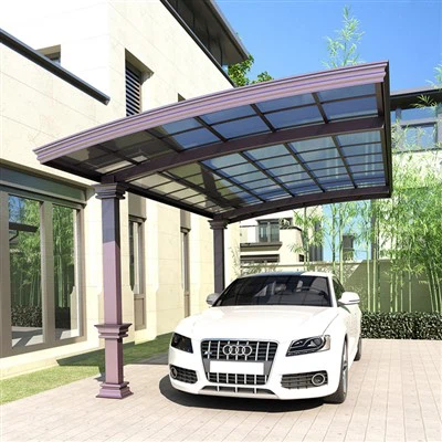 L-tipi Polikarbon Çatılı Carport